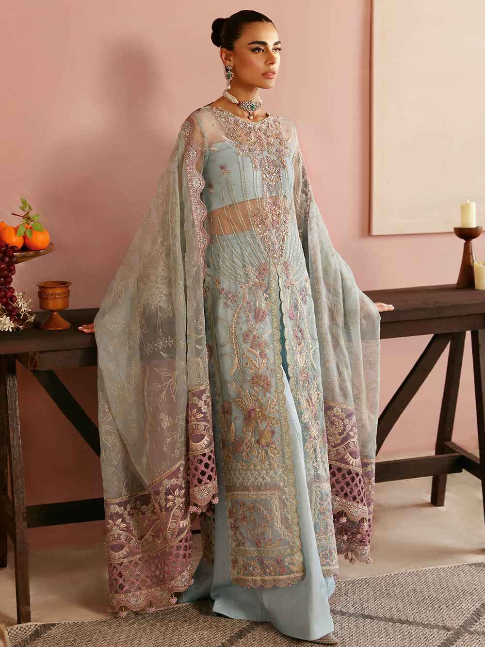 Ramsha Luxury Festive E-204 unstitched 3-piece suit