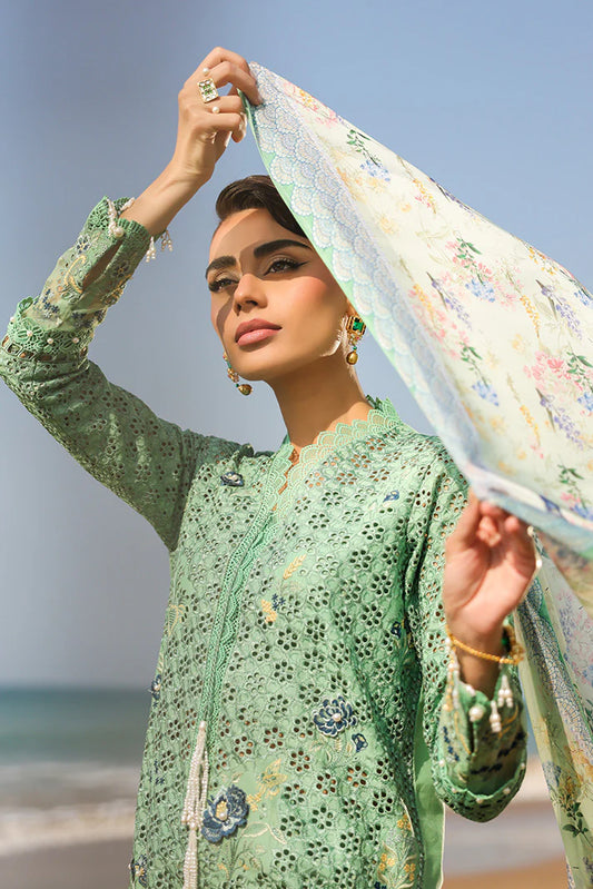 Hania Luxury Lawn By Imrozia Serene (SL-106 Neria)