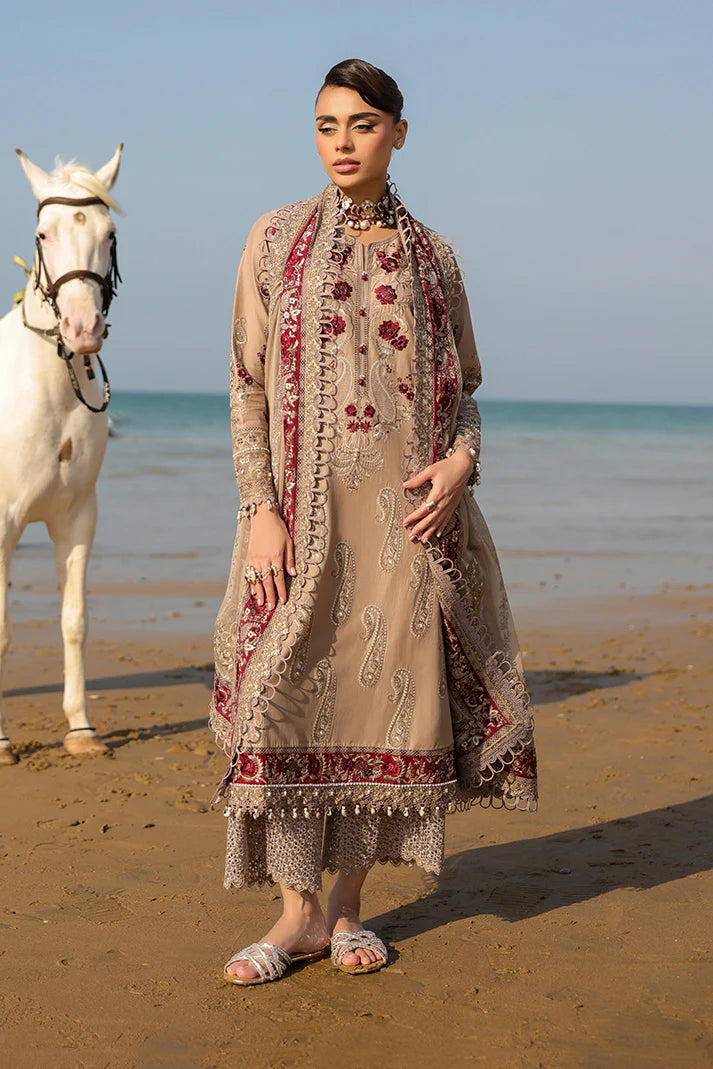 Hania Luxury Lawn By Imrozia Serene (SL-107 Parizay)