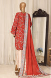 Linen Prints By Sadabahar (D-03 Red)