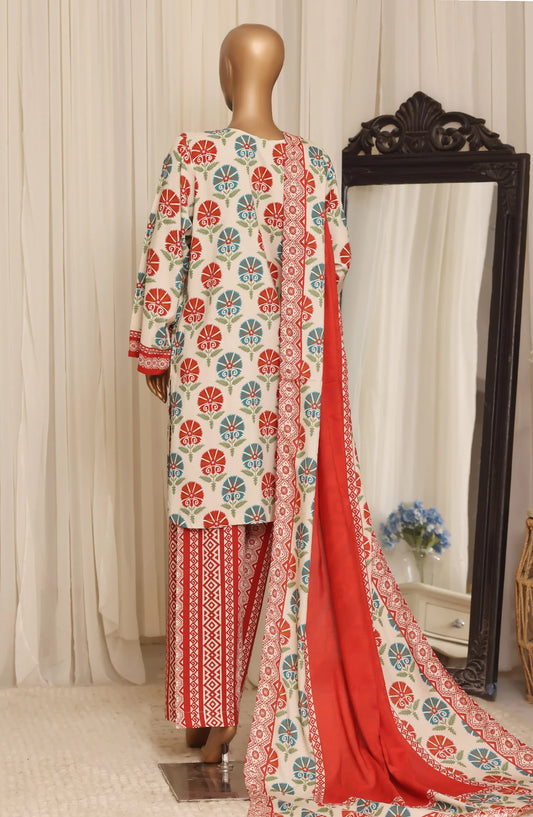 Linen Prints By Sadabahar ( D-05 Multi)