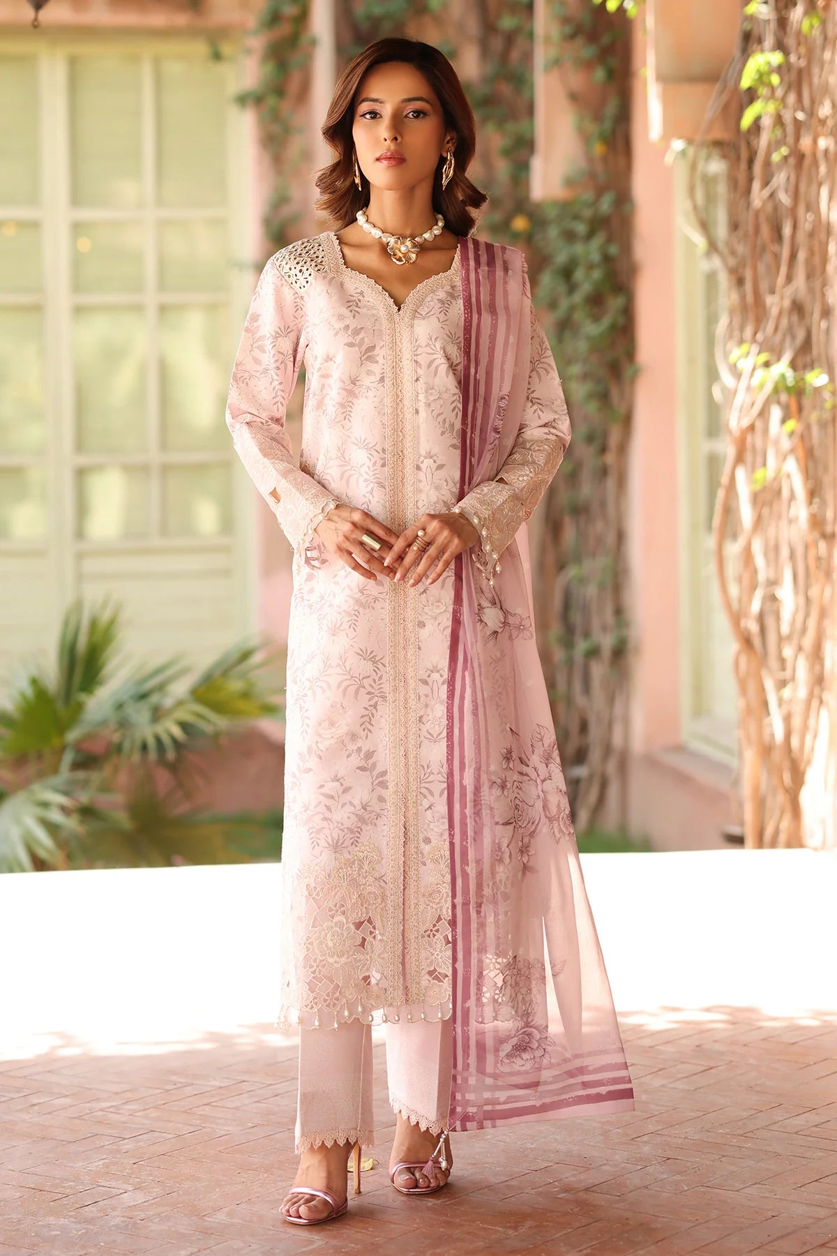 Sheen By Alizeh Embroidered Printed`25 D10-ARUNA