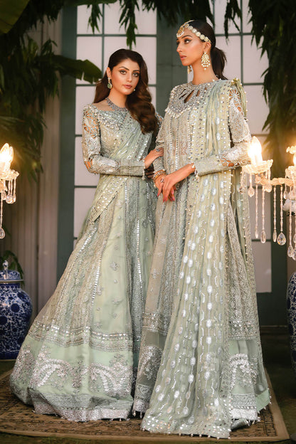 Wajadan By Raeesa Premium WD-2 (Pea Green)