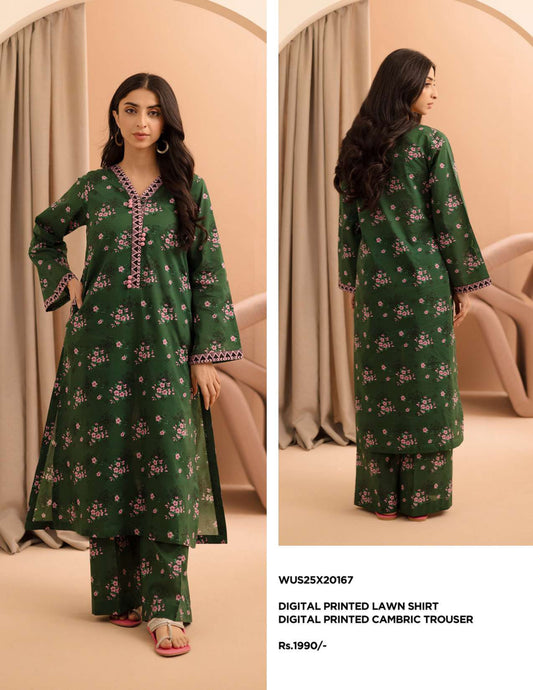 Zellbury Un-Stitched Lawn Collection '25 Wus25X20167