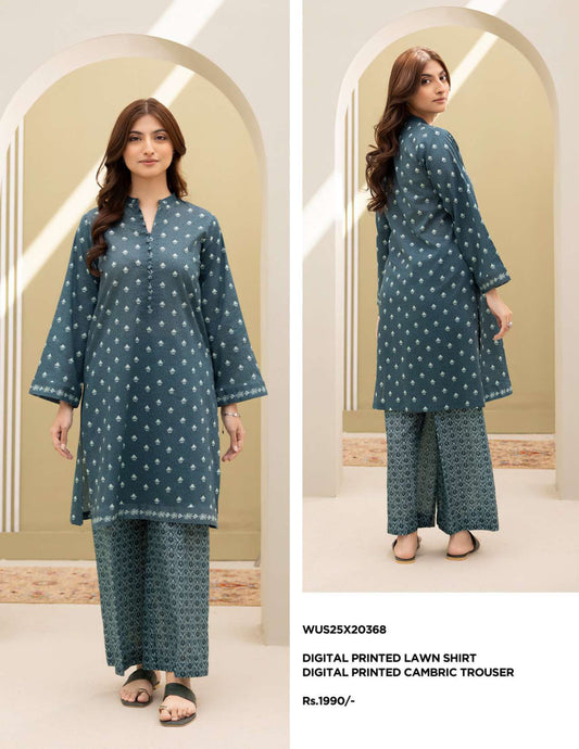 Zellbury Un-Stitched Lawn Collection '25 Wus25X20368
