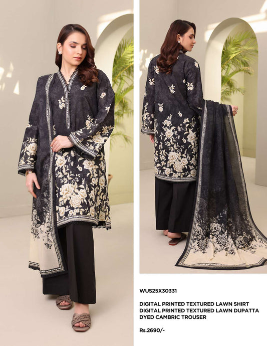 Zellbury Un-Stitched Lawn Collection '25 Wus25X30331