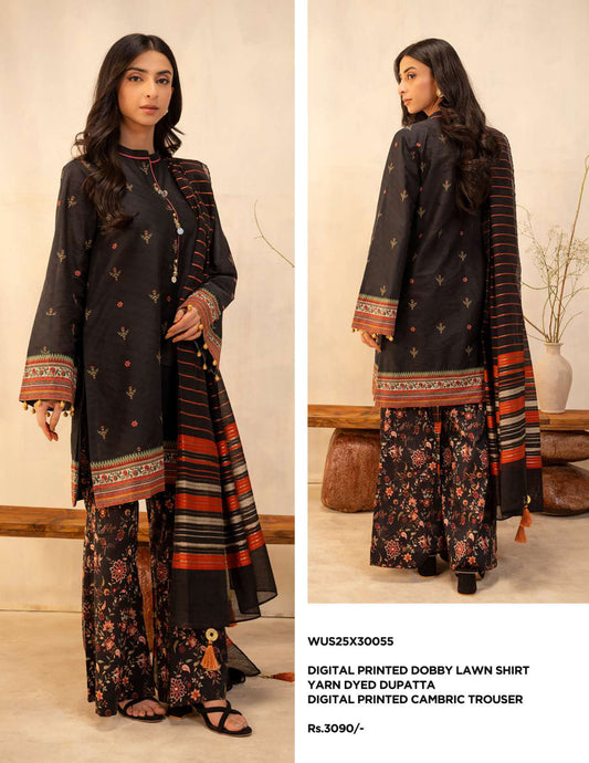 Zellbury Un-Stitched Lawn Collection '25 Wus25X30055
