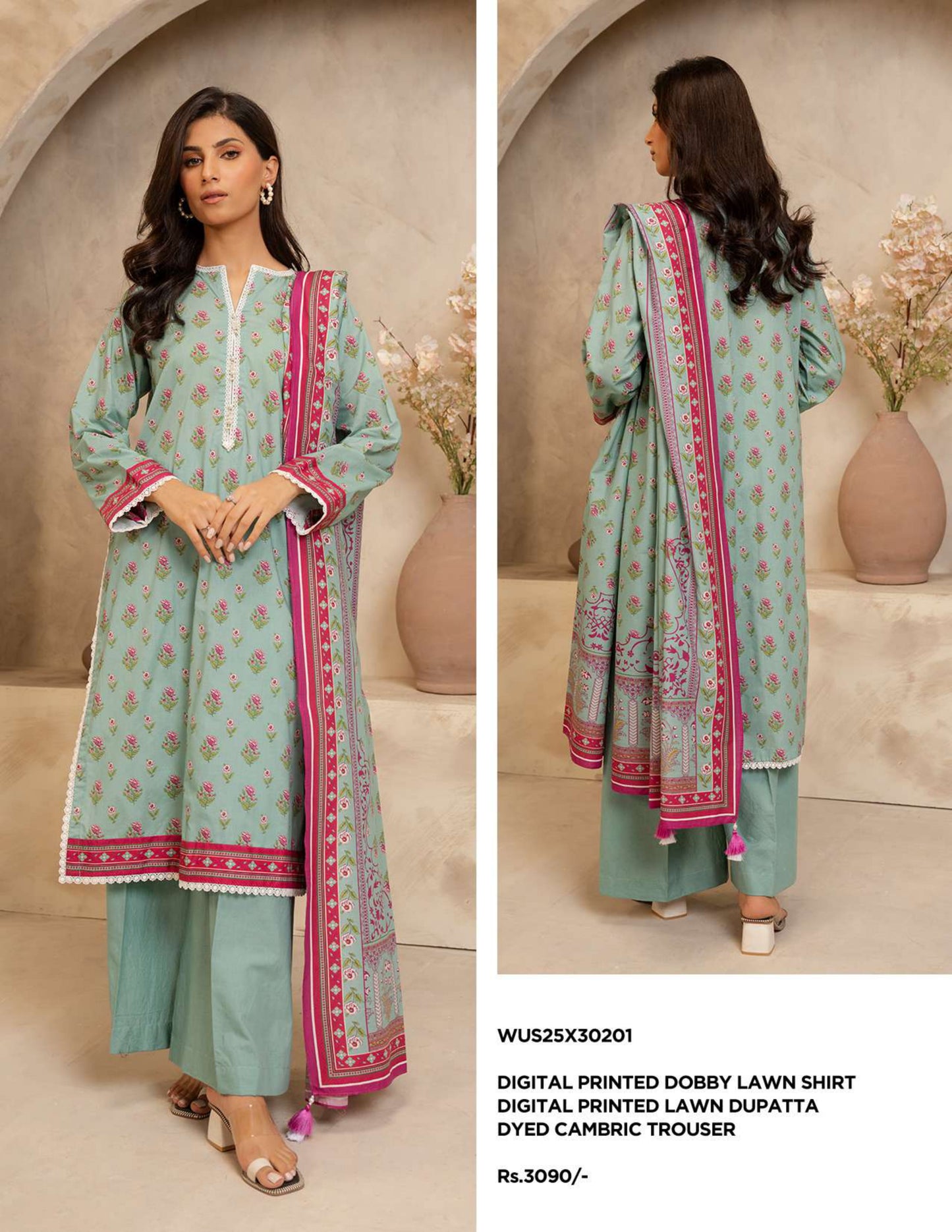 Zellbury Un-Stitched Lawn Collection '25 Wus25X30201