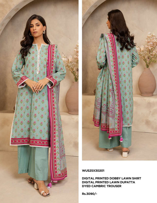 Zellbury Un-Stitched Lawn Collection '25 Wus25X30201