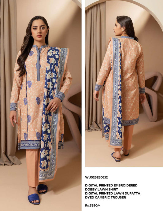 Zellbury Un-Stitched Lawn Collection '25 Wus25X30212