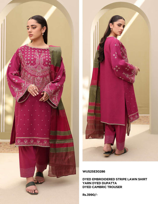 Zellbury Un-Stitched Lawn Collection '25 Wus25X30286