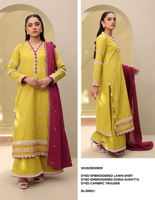 Zellbury Un-Stitched Lawn Collection '25 Wus25X30819
