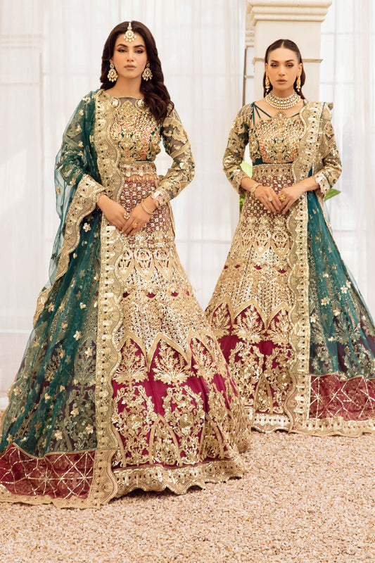Aanchel Brides by Zainab Manan (Floral Fantasy ZMB-01)