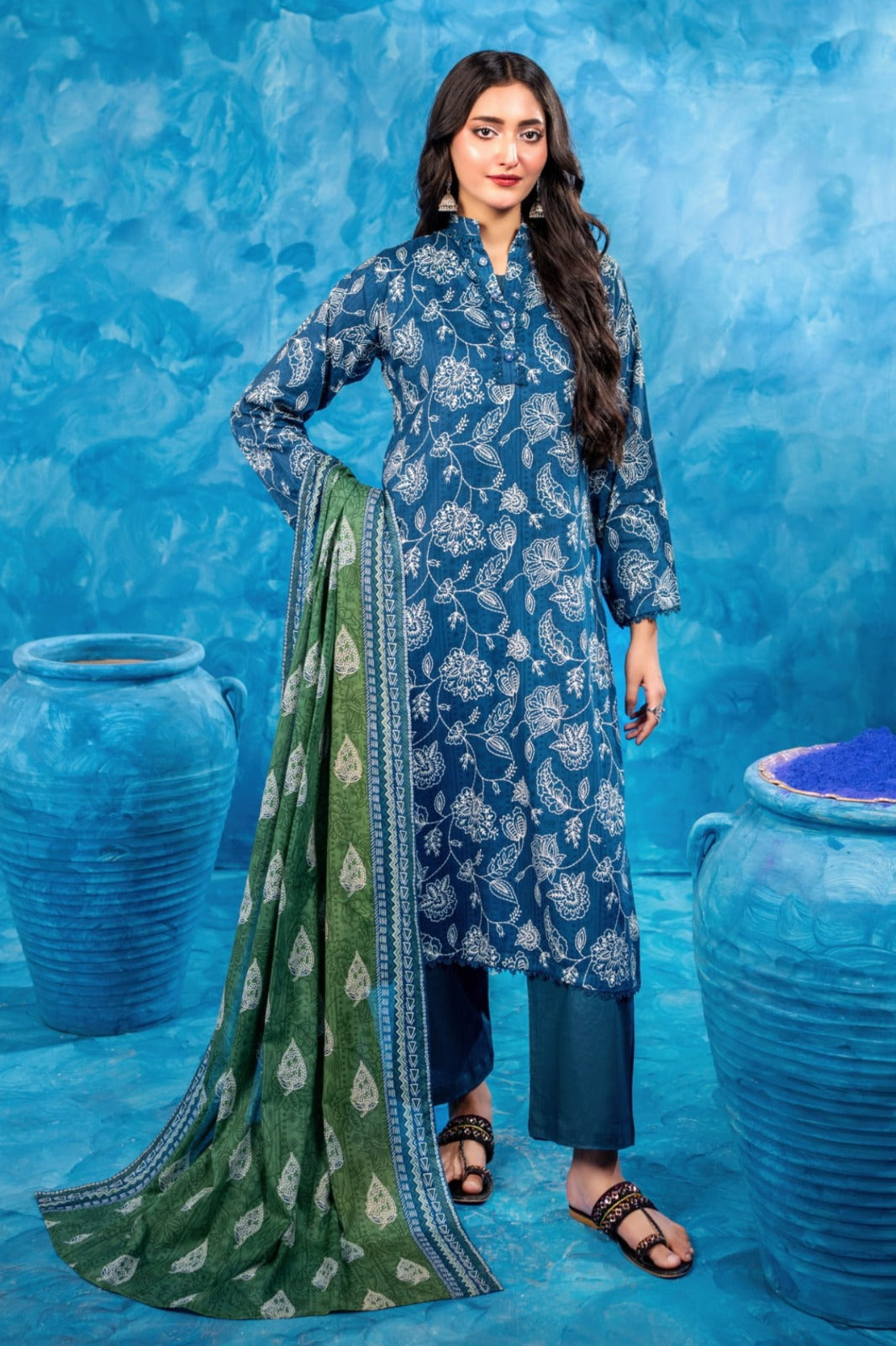 Zesh Printed Lawn Drop-28 D-04