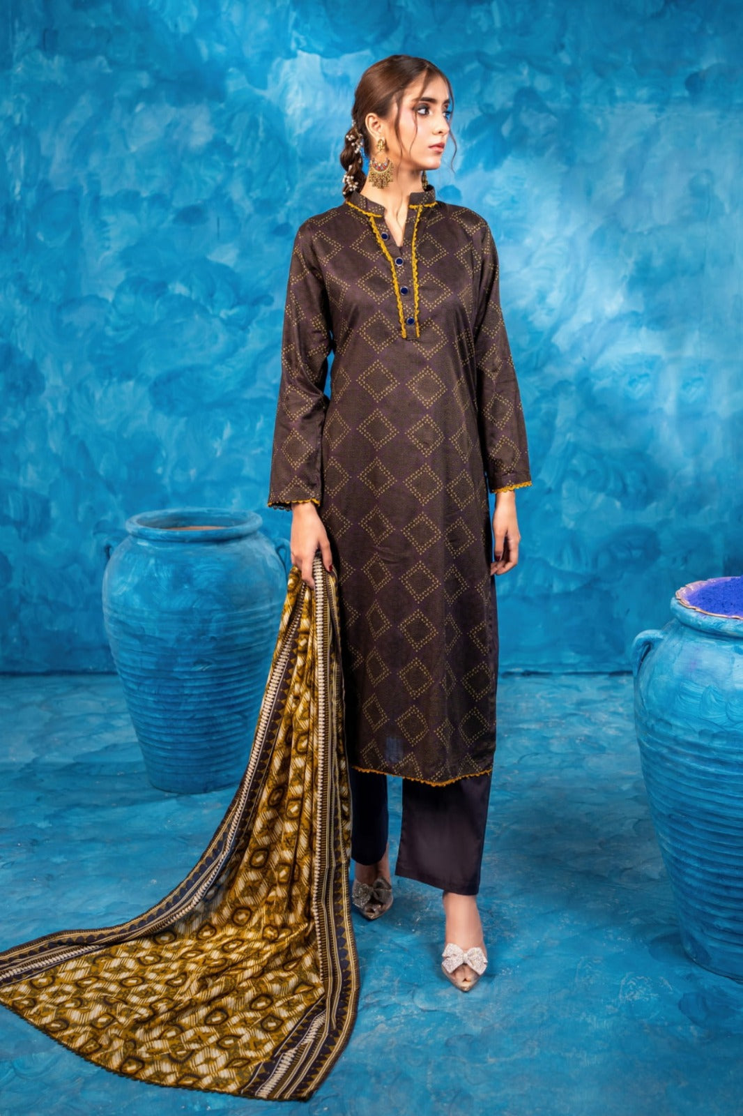 Zesh Printed Lawn Drop-28 D-06