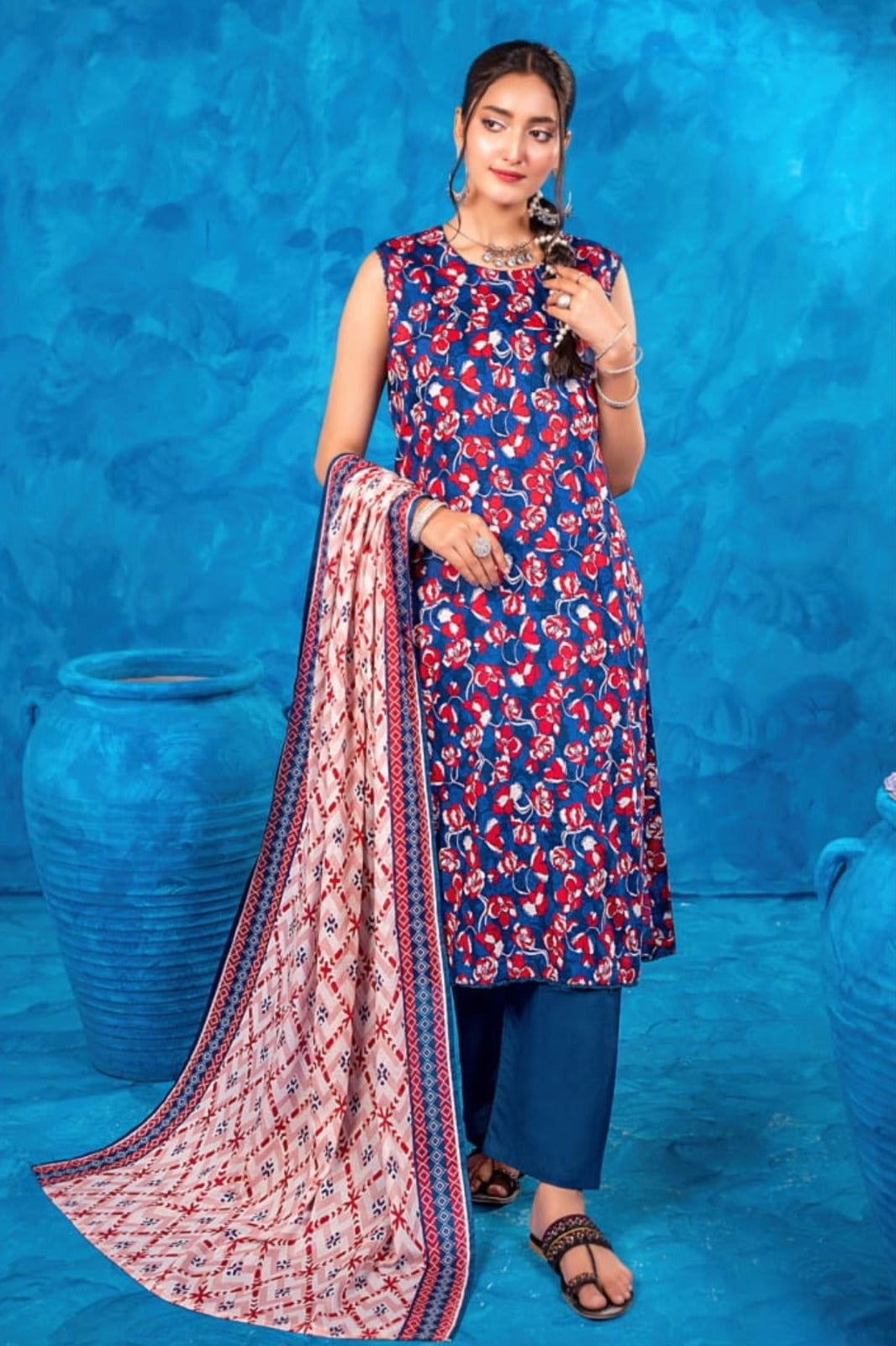 Zesh Printed Lawn Drop-28 D-09