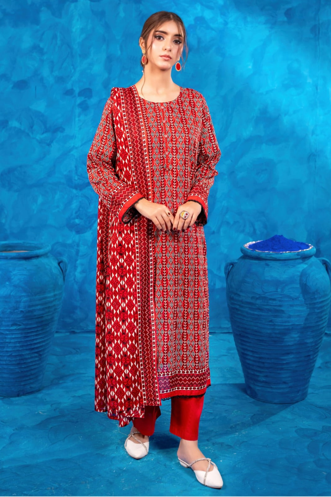 Zesh Printed Lawn Drop-28 D-10