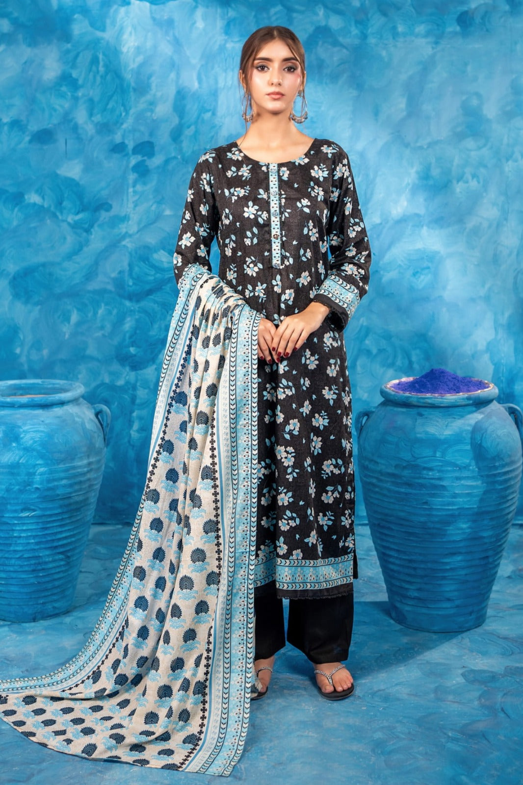 Zesh Printed Lawn Drop-28 D-12