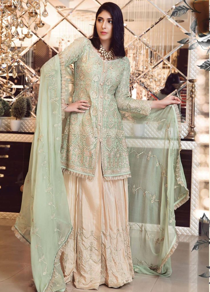CHIFFON COLLECTION BY ELAF (303 Pastel Pistachio)