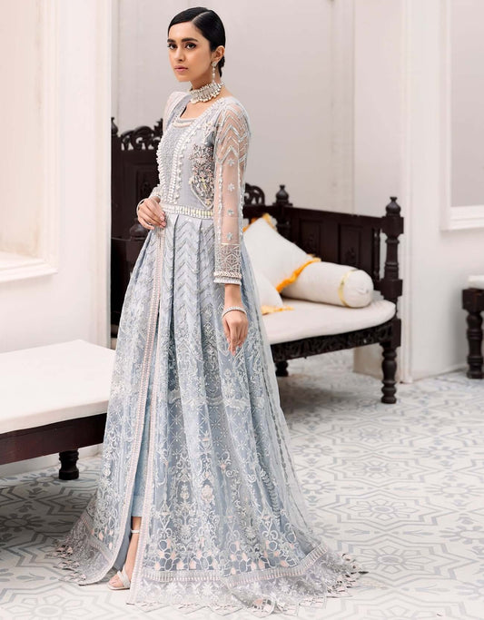 Belle Robe by Emaan Adeel Embroidered Net 3Pc Suit BL-307