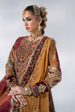 Mbroidered By Maria.b Wedding Formals -BD-3104-Maroon Crimson-Default