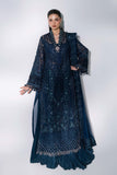 Mbroidered By Maria.b Wedding Formals -BD-3106-Peacock Blue-Default