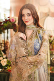 ROYALE TEA AFFAIR CHIFFON UNSTITCHED COLLECTION'26 ( MPC-26-203-Warm Beige )