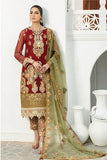 Plush La Roza by Imrozia Premium Embroidery Suit L-249 Blooming Lotus