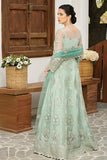 Plush La Roza by Imrozia Premium Embroidery Suit L-250 Dove Petals
