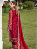 Ramsha Minhal Luxury Chiffon Unstitched 3Pc Embroidered Suit M-410