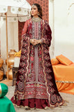 GISELE Shagun Luxury Formal Unstitched 3PC Suit D-10 Mahjabeen