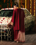 Chand Bali by Casuallite RTW Embroidered Viscose Silk (Waqar e Surkh)