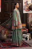 3 Piece Unstitched Embroidered Dobby Linen Suit By M.Prints Vol-31  ( 02-A )