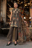 3 Piece Unstitched Embroidered Dobby Linen Suit By M.Prints Vol-31  ( 03-B )