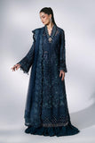 Mbroidered By Maria.b Wedding Formals -BD-3106-Peacock Blue-Default