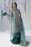 Mbroidered By Maria.b Wedding Formals -BD-3107-Sea Green-Default