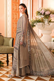 ROYALE TEA AFFAIR CHIFFON UNSTITCHED COLLECTION'26 ( MPC-26-201-Antique Grey )