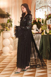 ROYALE TEA AFFAIR CHIFFON UNSTITCHED COLLECTION'26 ( MPC-26-204-Black )