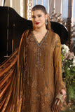 ROYALE TEA AFFAIR CHIFFON UNSTITCHED COLLECTION'26 ( MPC-26-205-Mustard )
