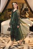 ROYALE TEA AFFAIR CHIFFON UNSTITCHED COLLECTION'26 ( MPC-26-207-Pine Green )