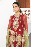 Plush La Roza by Imrozia Premium Embroidery Suit L-249 Blooming Lotus
