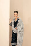 MILAN 3pcs Un-Stitched Fancy Heavy Emb Velvet [D-5714]