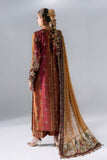 Mbroidered By Maria.b Wedding Formals -BD-3104-Maroon Crimson-Default