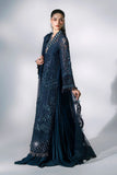Mbroidered By Maria.b Wedding Formals -BD-3106-Peacock Blue-Default