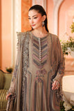ROYALE TEA AFFAIR CHIFFON UNSTITCHED COLLECTION'26 ( MPC-26-201-Antique Grey )