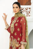 Plush La Roza by Imrozia Premium Embroidery Suit L-249 Blooming Lotus