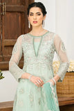 Plush La Roza by Imrozia Premium Embroidery Suit L-250 Dove Petals