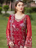 Ramsha Minhal Luxury Chiffon Unstitched 3Pc Embroidered Suit M-410