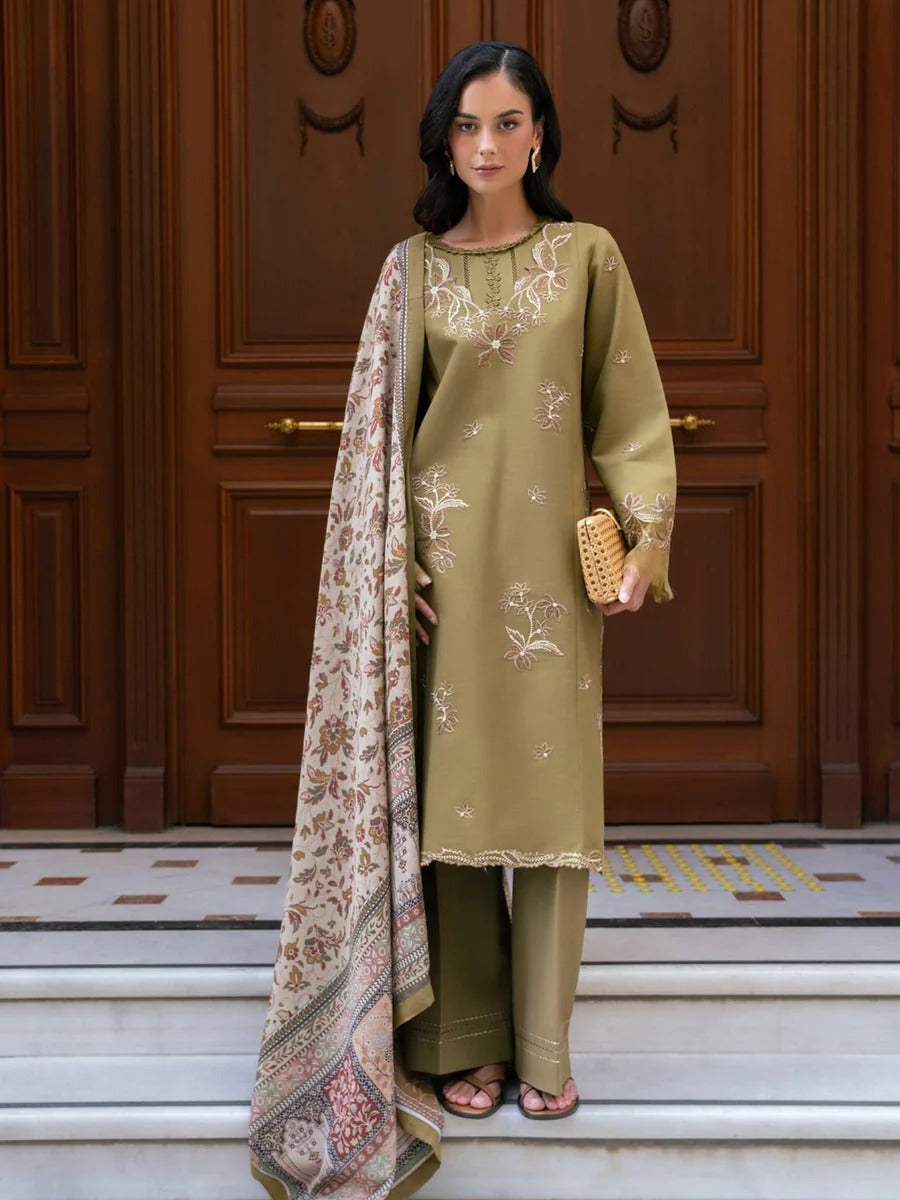 Meet Me In Istanbul by Rang Rasiya Unstitched Khaddar 3Pc Suit - EDEN
