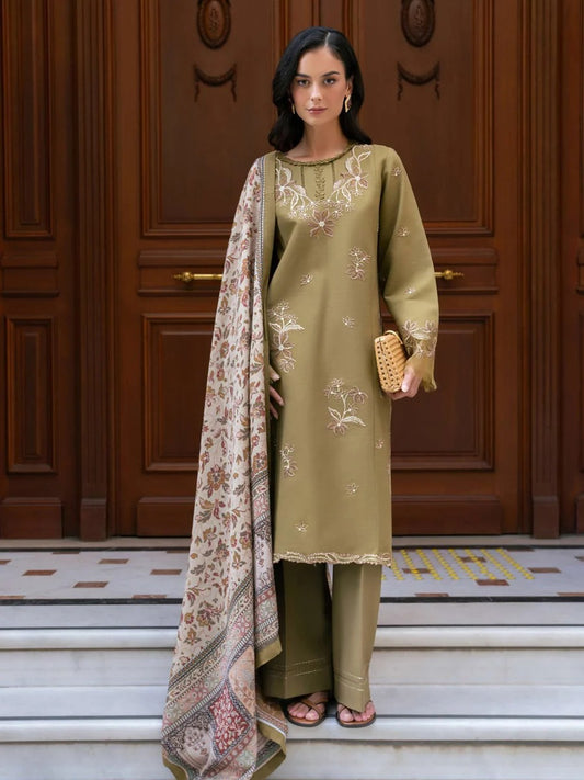 Meet Me In Istanbul by Rang Rasiya Unstitched Khaddar 3Pc Suit - EDEN